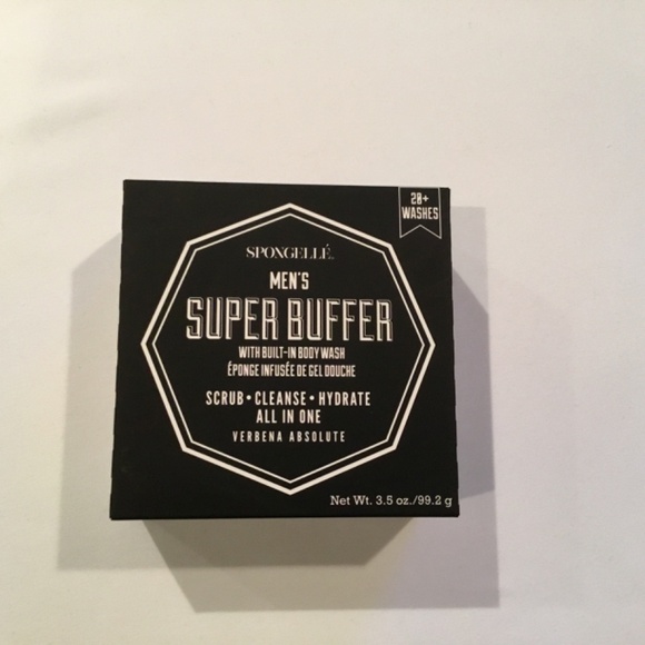 Spongelle Mens Super Buffer (Verbena Absolute) - Picture 2 of 3